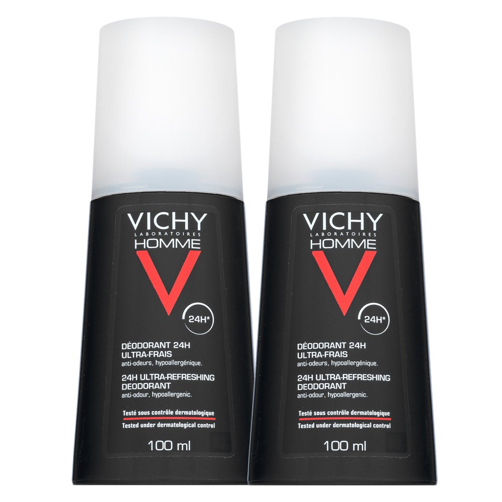 Vichy Homme deodorante 24H Ultra-Refreshing Deodorant 2 x 100 ml