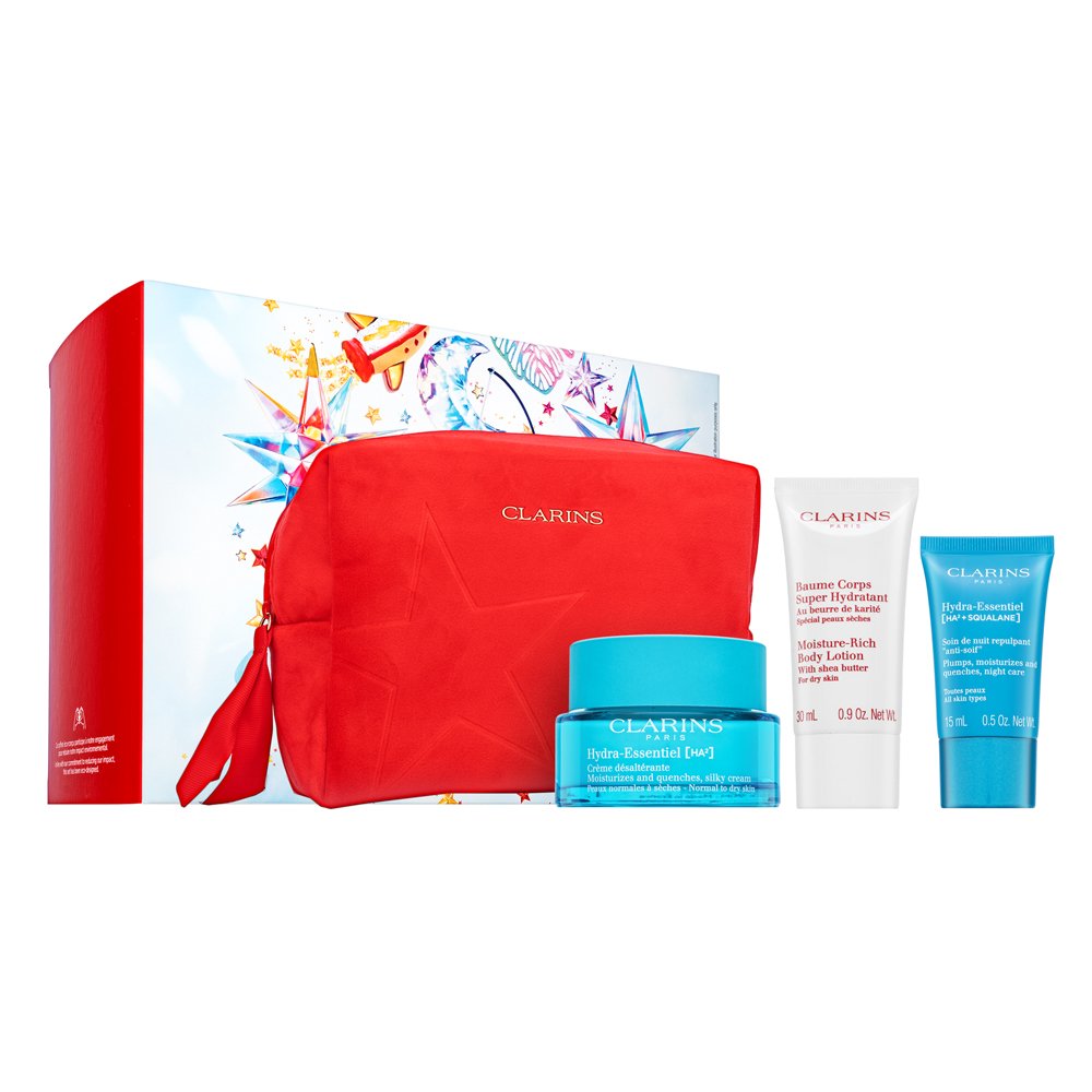 Clarins Hydra-Essentiel kit per la cura del viso Collection 50 ml + 30 ml + 15 ml