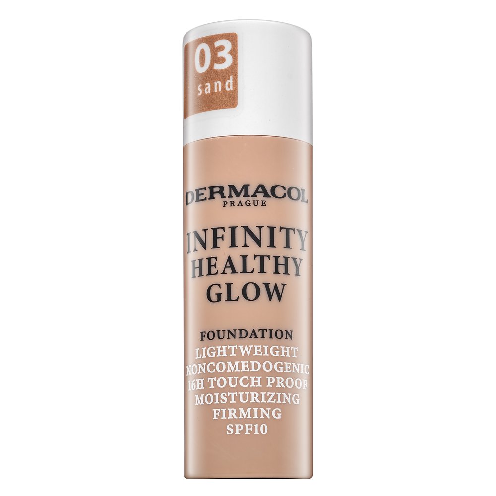 Dermacol Infinity Healthy Glow Foundation fondotinta con effetto illuminante 03 Sand 20 g