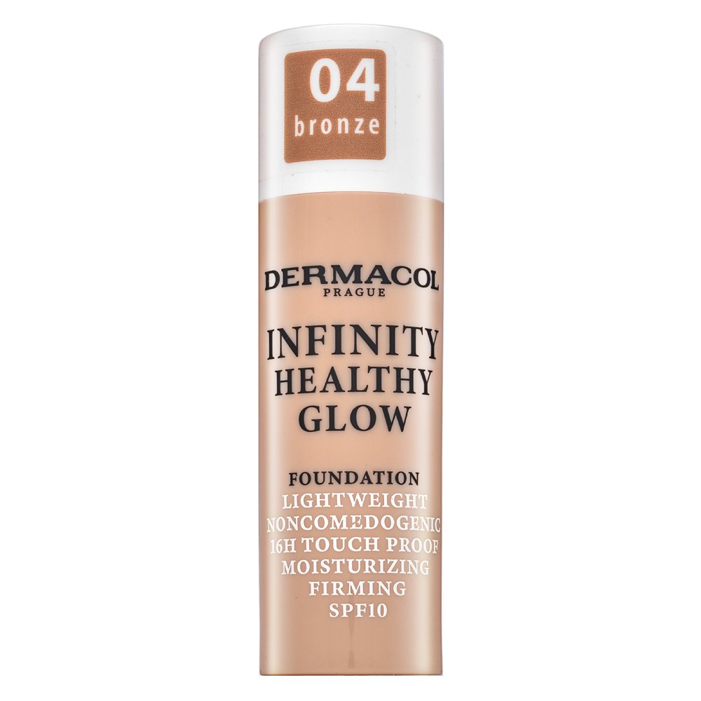 Dermacol Infinity Healthy Glow Foundation fondotinta con effetto illuminante 04 Bronze 20 g