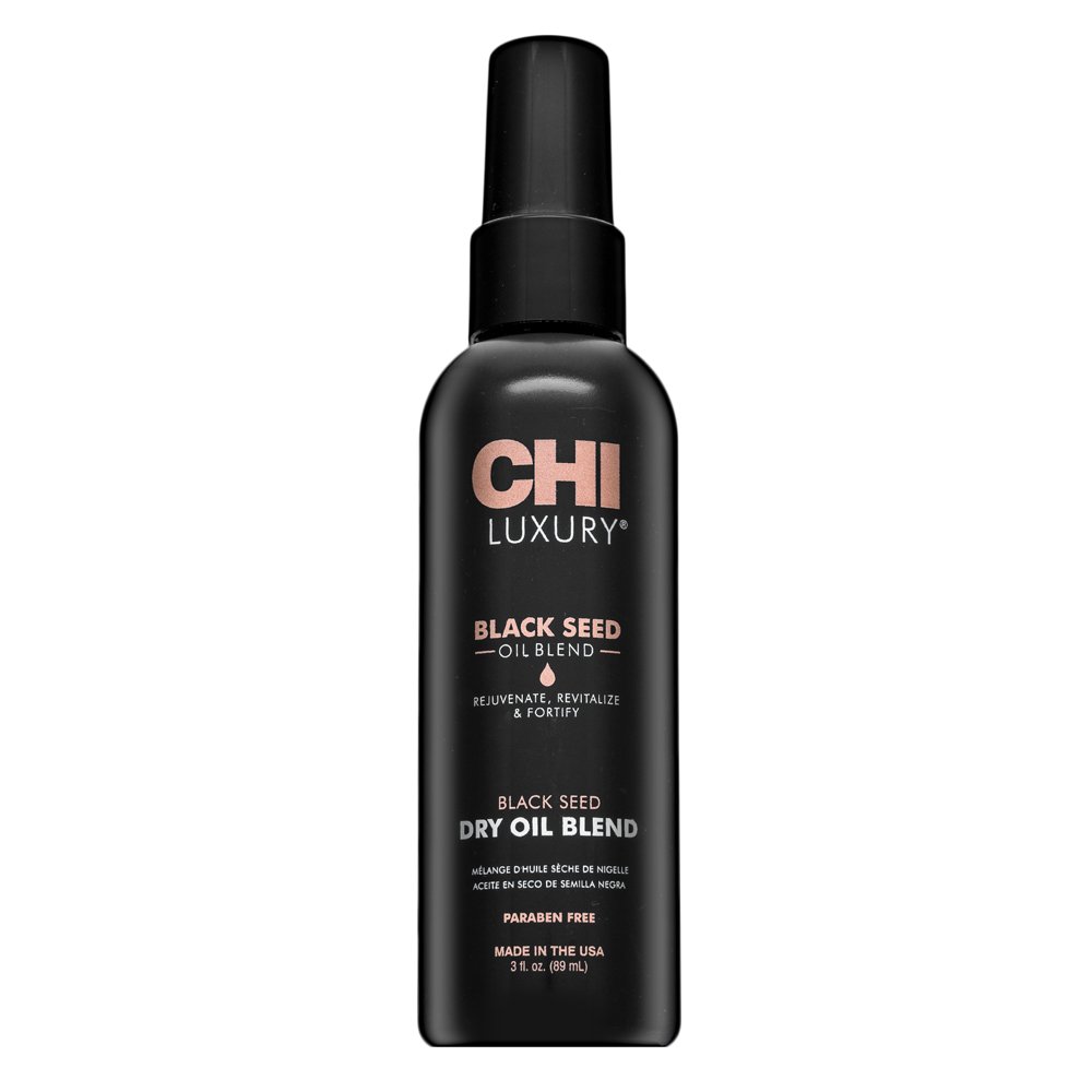 CHI Luxury Black Seed Oil Black Seed Dry Oil olio per capelli lisciante per tutti i tipi di capelli 89 ml