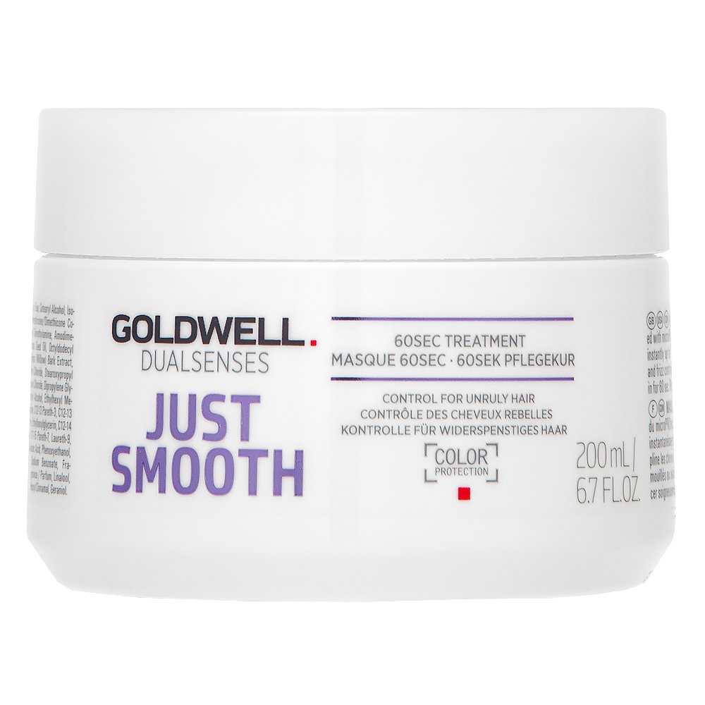 Goldwell Dualsenses Just Smooth 60sec Treatment maschera levigante per capelli in disciplinati 200 ml