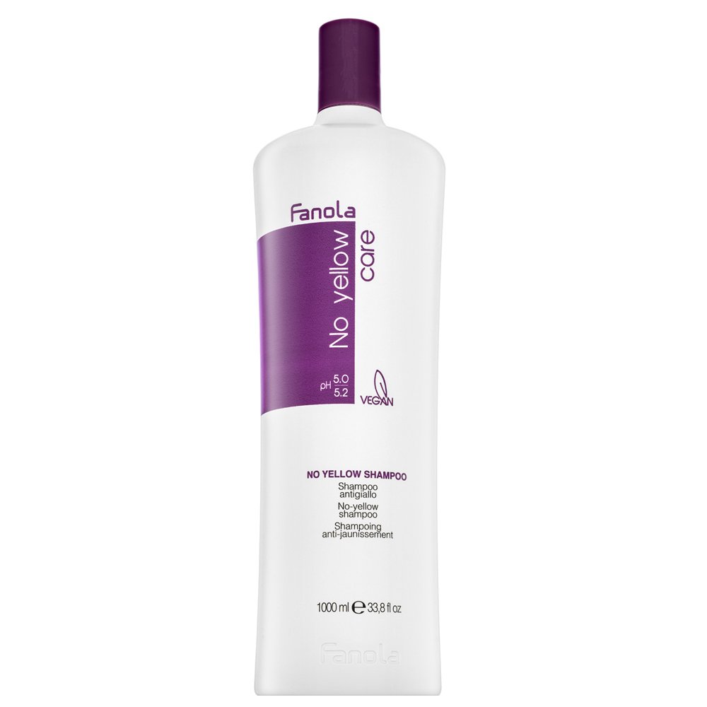 Fanola No Yellow Shampoo shampoo per capelli biondo platino e grigi 1000 ml
