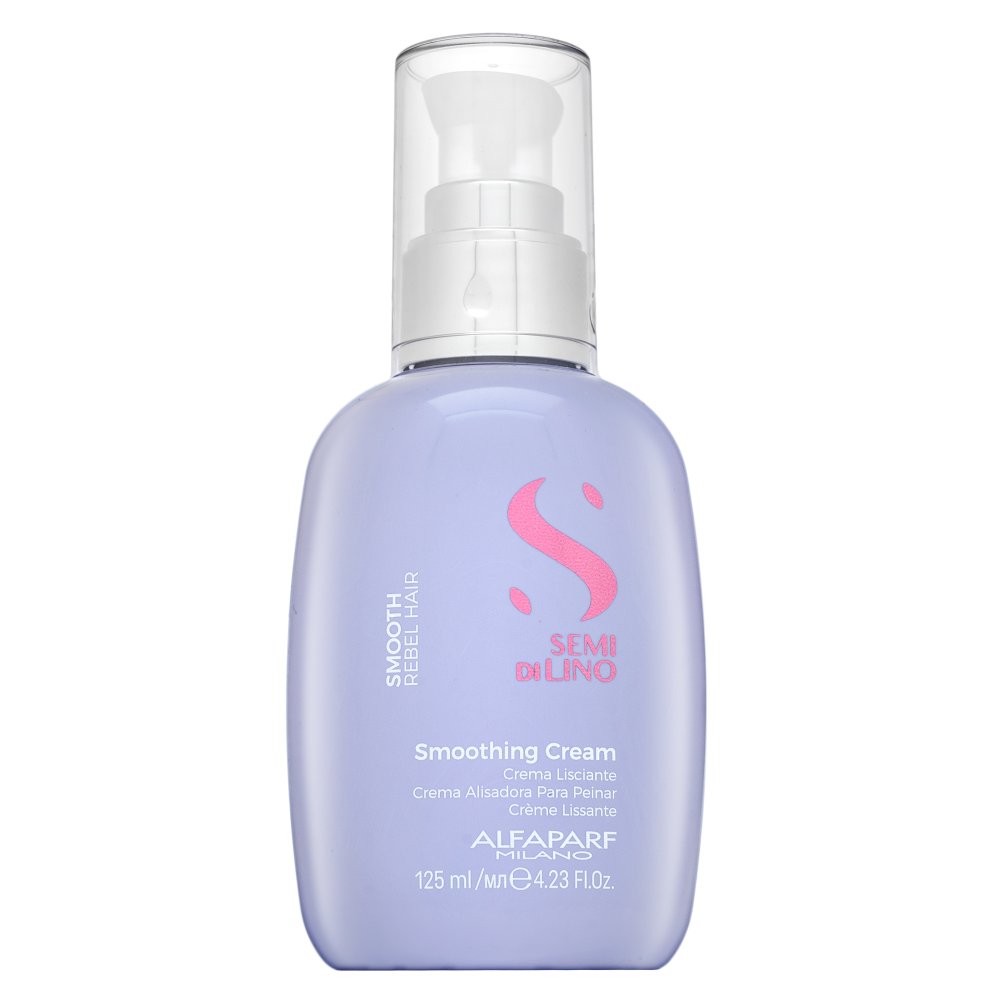Alfaparf Milano Semi Di Lino Smooth Smoothing Cream crema lisciante per capelli ruvidi e ribelli 125 ml