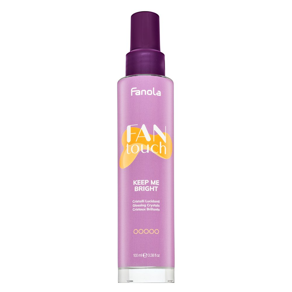 Fanola Fan Touch Keep Me Bright Glossing Crystals cristalli liquidi per morbidezza e lucentezza dei capelli 100 ml