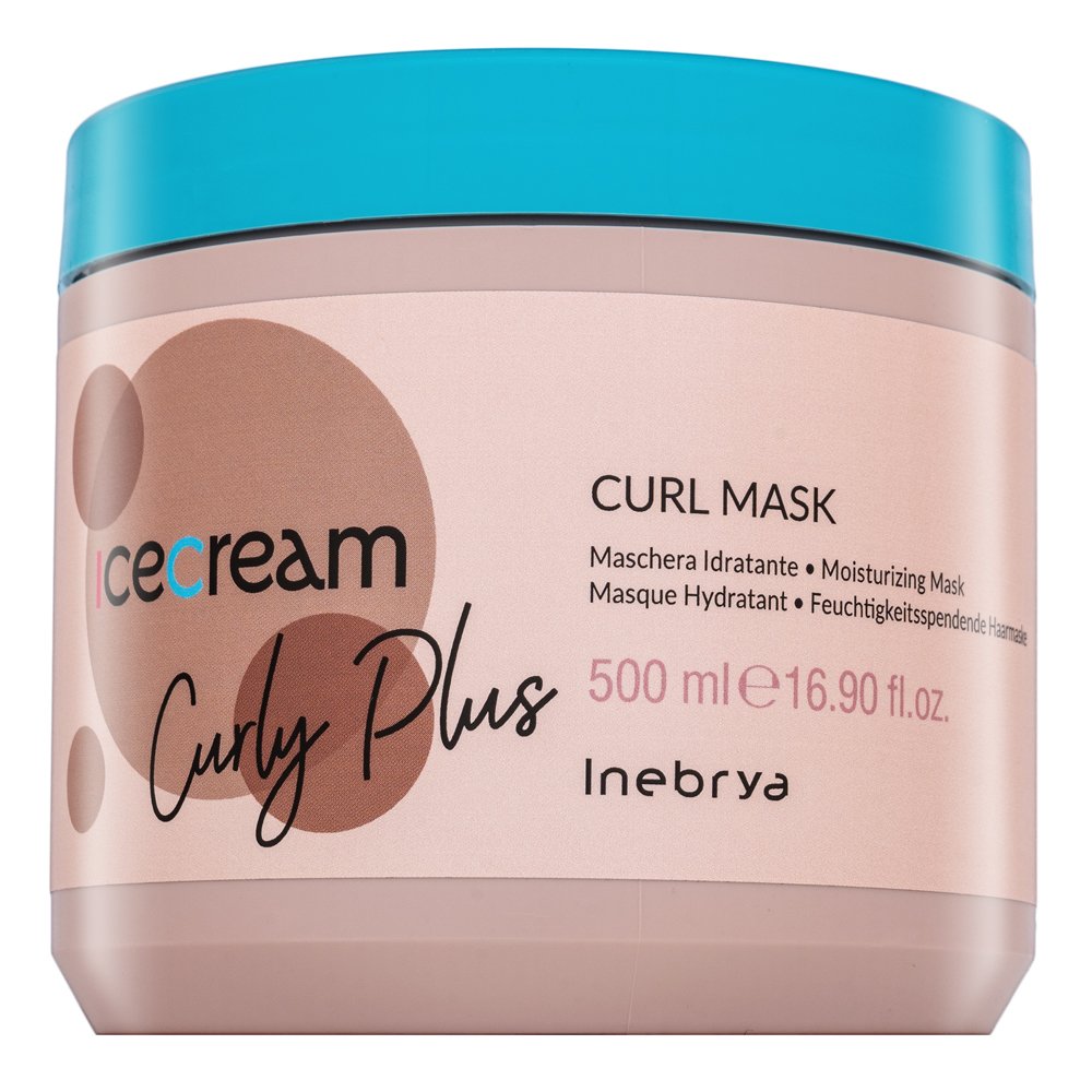Inebrya Ice Cream Curly Plus Curl Mask maschera rinforzante contro l'effetto crespo 500 ml