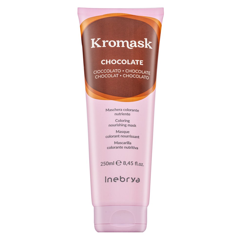 Inebrya Kromask Coloring Nourishing Mask maschera nutriente con pigmenti colorati per capelli castani Chocolate 250 ml