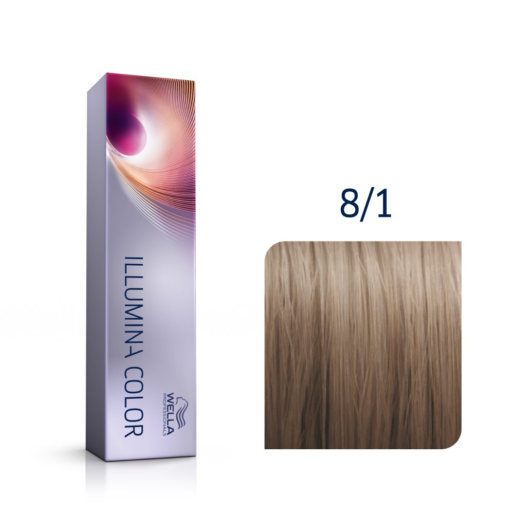 Wella Professionals Illumina Color colore per capelli permanente professionale 8/1 60 ml