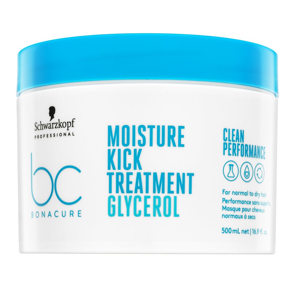Schwarzkopf Professional BC Bonacure Moisture Kick Treatment Glycerol maschera per l'idratazione dei capelli 500 ml