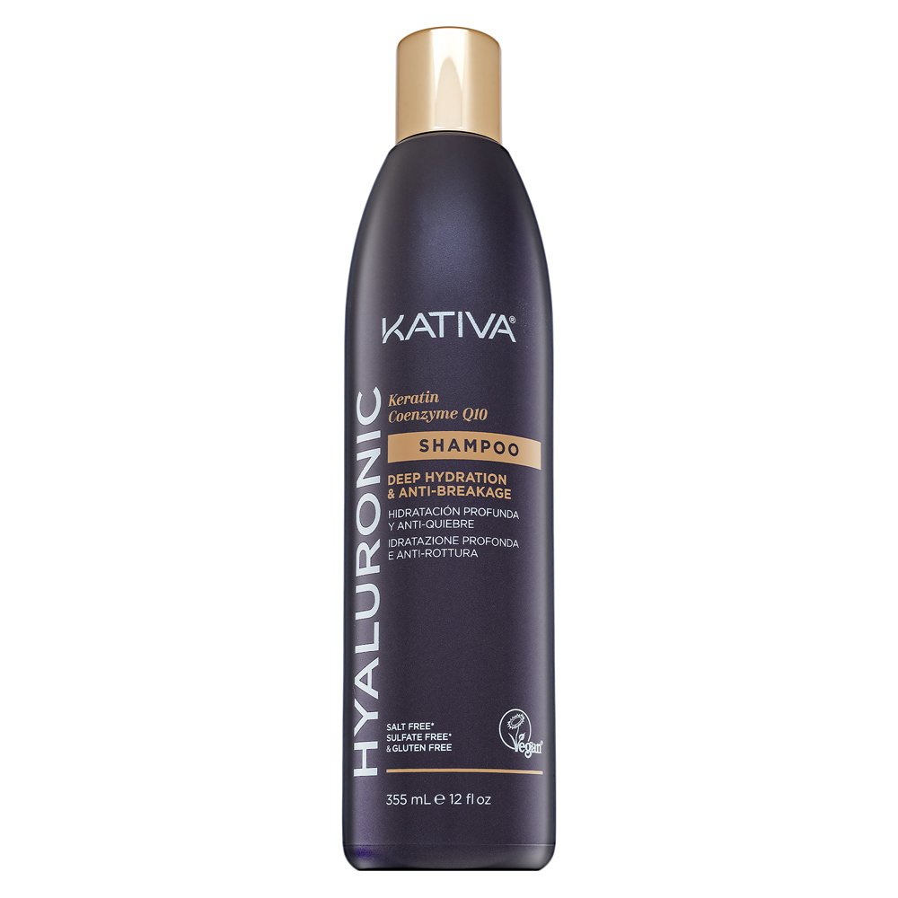 Kativa Hyaluronic Keratin - Coenzyme Q10 Shampoo shampoo rinforzante con acido ialuronico 355 ml