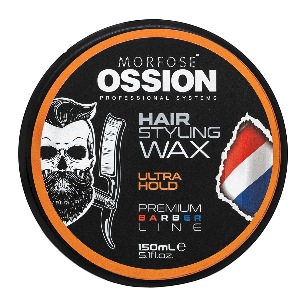 Morfose Ossion Hair Styling Wax cera per capelli per una fissazione extra forte Ultra Hold 150 ml