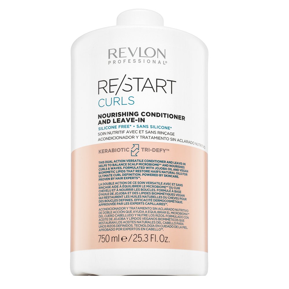 Revlon Professional Restart Curls Nourishing Conditioner and Leave-in balsamo nutriente per i capelli ricci 750 ml