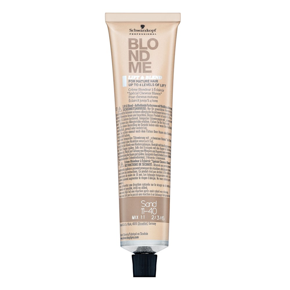 Schwarzkopf Professional BlondMe Bond Enforcing Lift & Blend crema per schiarire i capelli Sand 60 ml