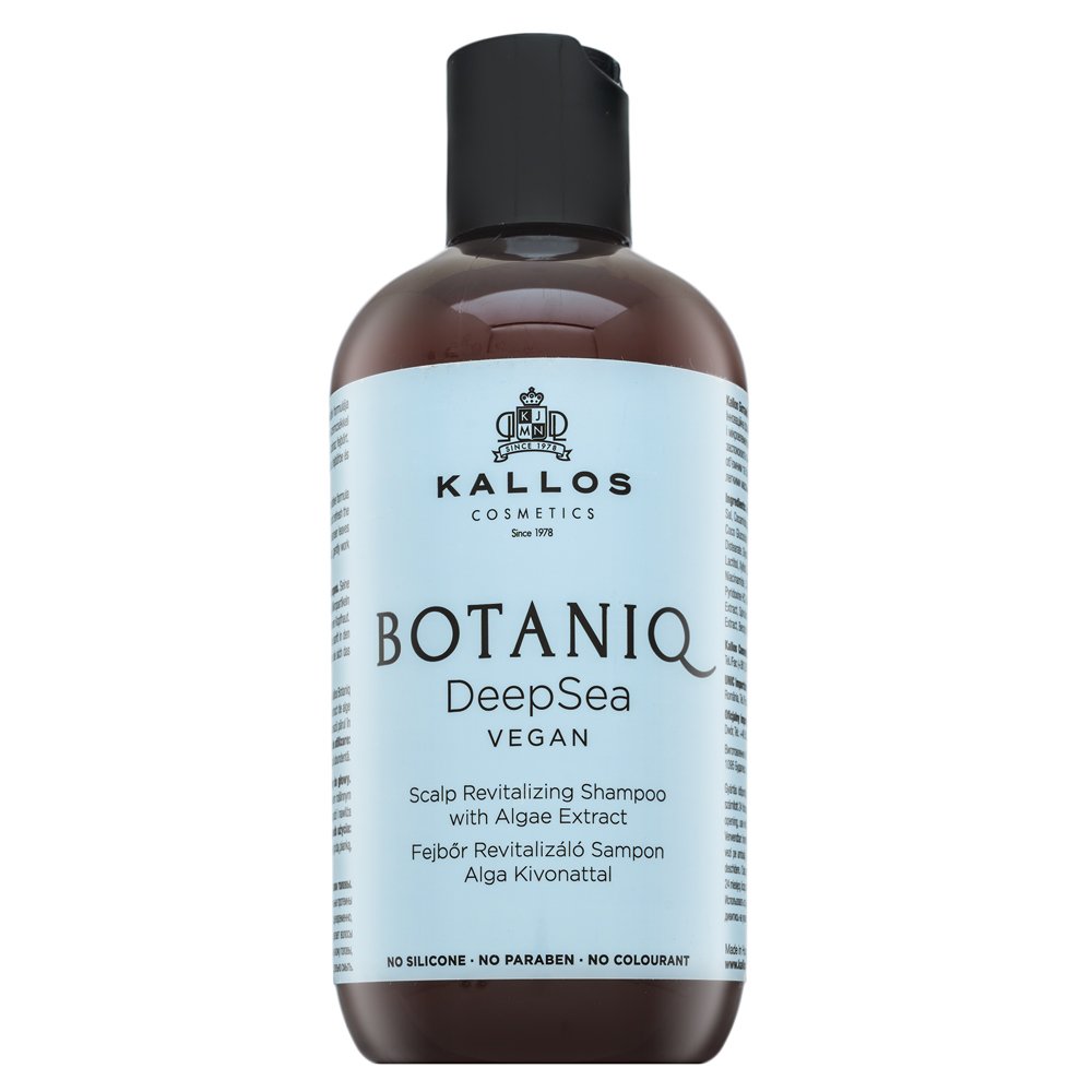 Kallos Botaniq Deep Sea Regenerative Scalp Revitalizing Shampoo shampoo rinforzante per morbidezza e lucentezza dei capelli 300 ml