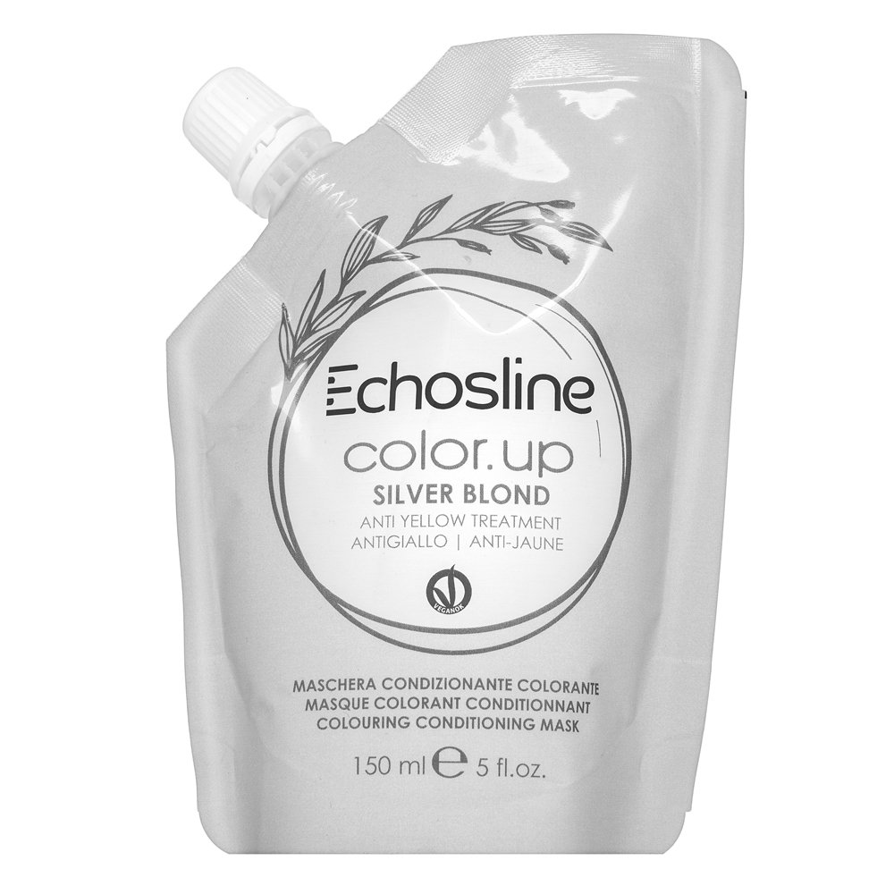 Echosline Color.up Colouring Conditioning Mask maschera nutriente con pigmenti colorati per il recupero del colore Silver Blond 150 ml