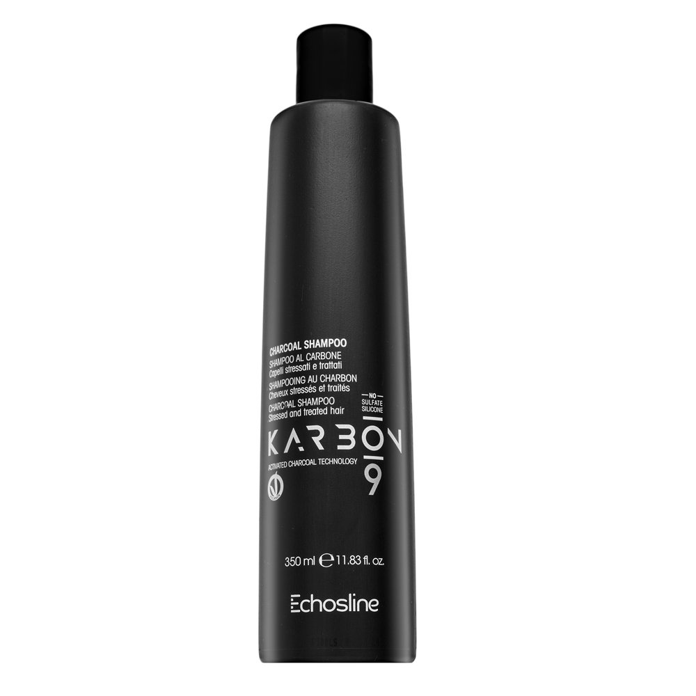 Echosline Karbon 9 Charcoal Shampoo shampoo per capelli tinri, trattati chimicamente e decolorati 350 ml