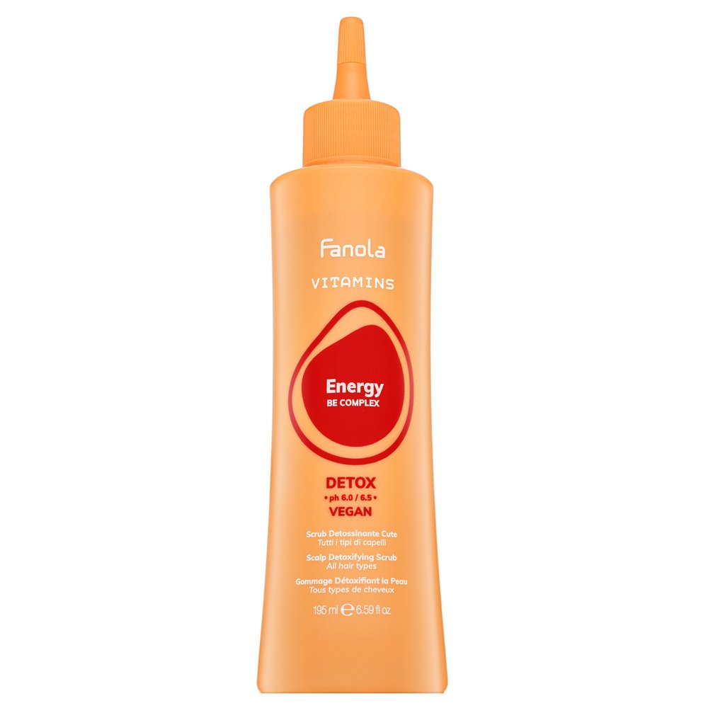 Fanola Vitamins Energy Detox Scalp Detoxifying Scrub peeling per il cuoio capelluto 195 ml