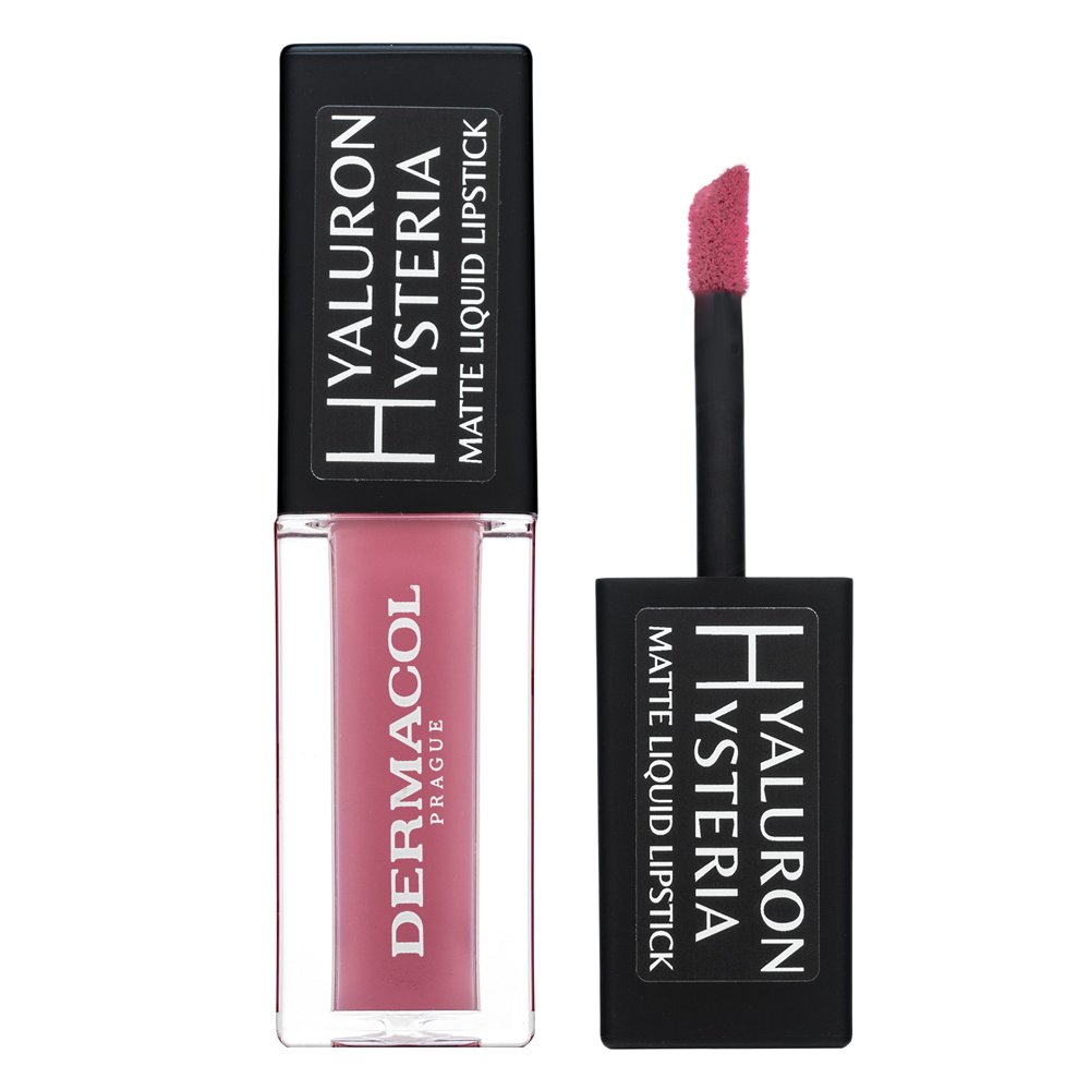Dermacol Hyaluron Hysteria Matte Liquid Lipstick rossetto liquido con un effetto opaco No.01 4,5 ml