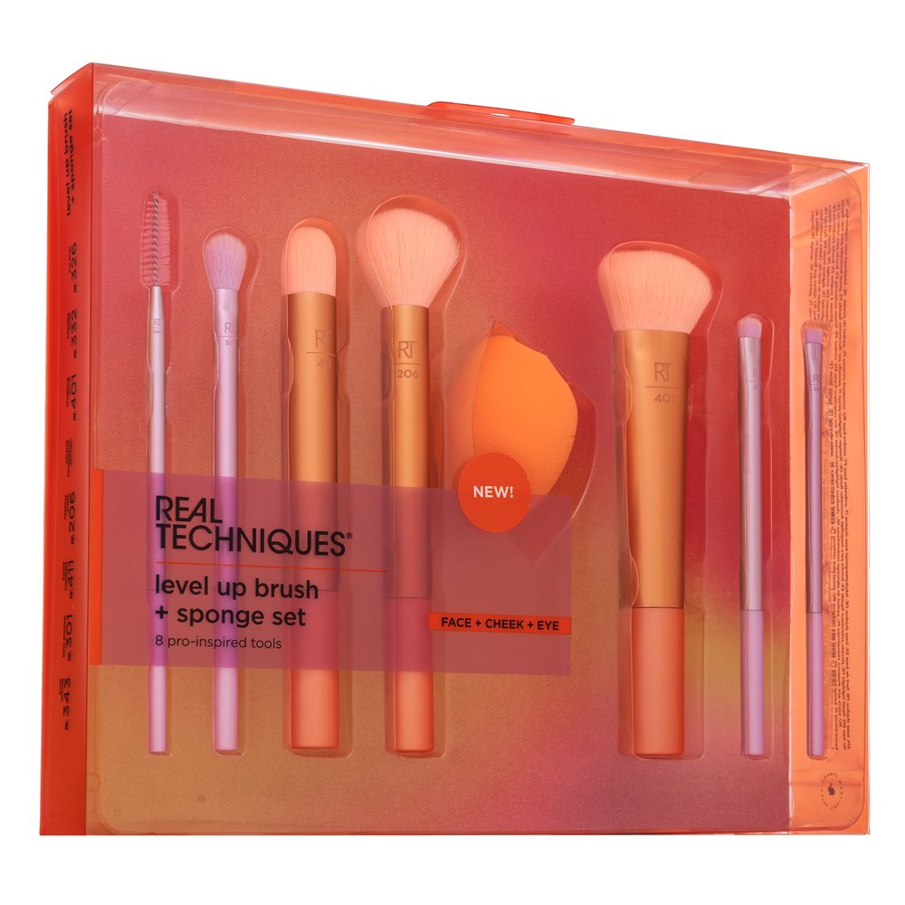 Real Techniques Level Up Brush + Sponge Kit set di pennelli