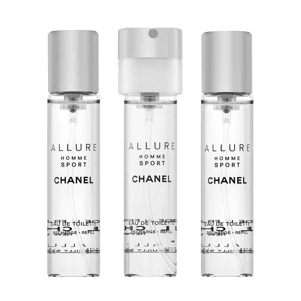 Chanel Allure Homme Sport - Refill Eau de Toilette da uomo 3 x 20 ml