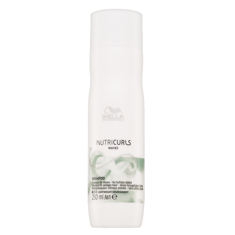 Wella Professionals Nutricurls Waves Shampoo shampoo nutriente per capelli mossi 250 ml