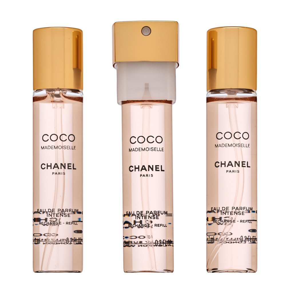Chanel Coco Mademoiselle Intense - Twist and Spray Eau de Parfum da donna 3 x 7 ml