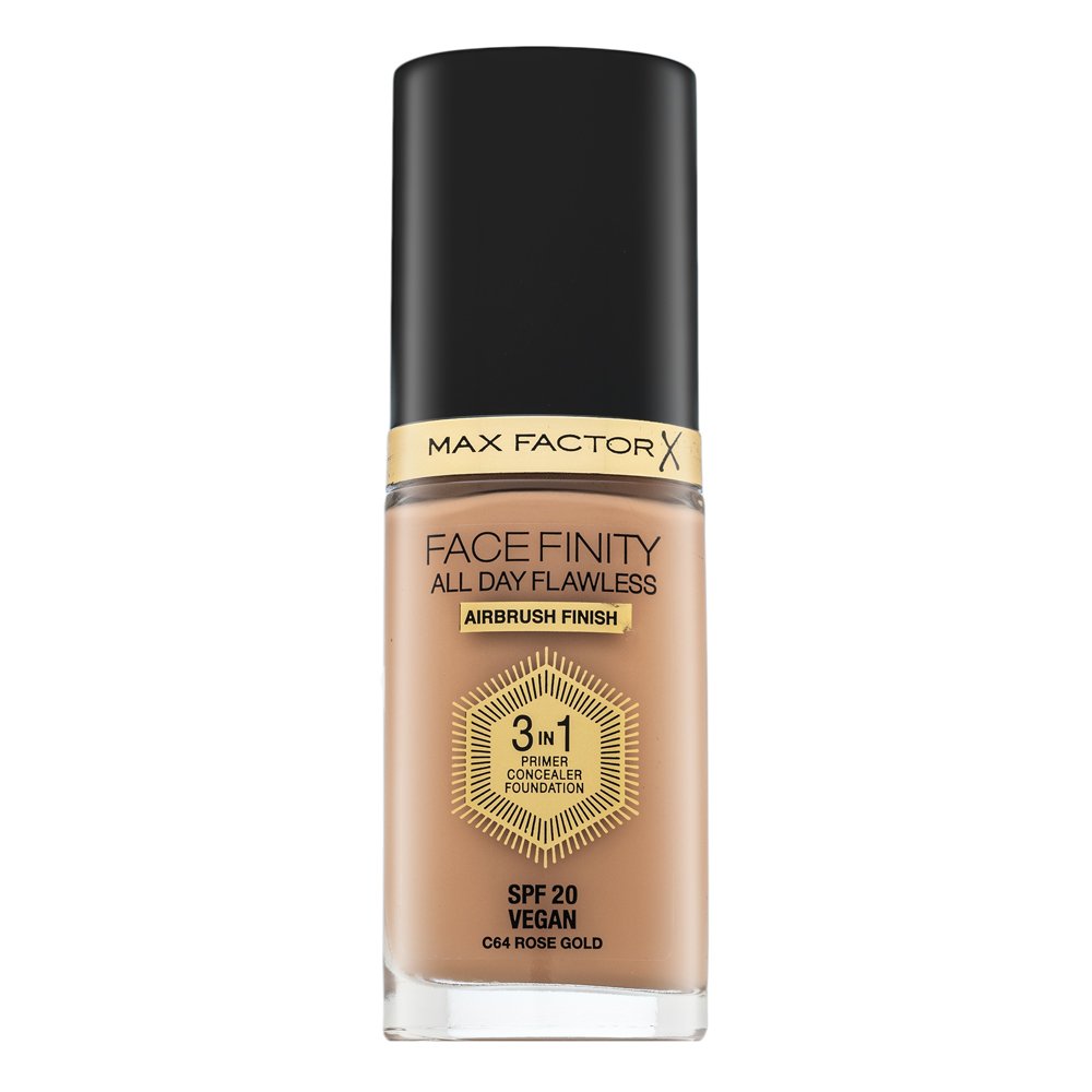 Max Factor Facefinity All Day Flawless Flexi-Hold 3in1 Primer Concealer Foundation SPF20 fondotinta liquido 3in1 64 30 ml