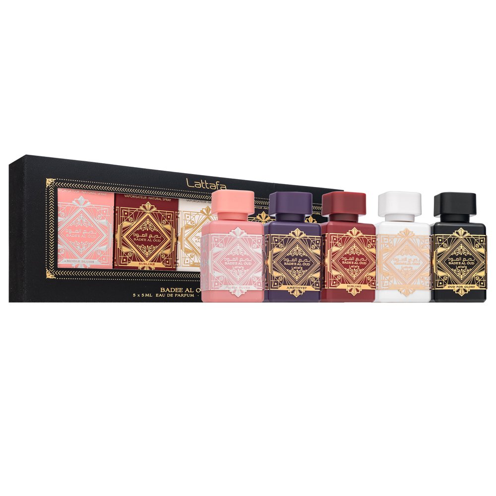 Lattafa Badee Al Oud Collection confezione regalo unisex Set 5 x 5 ml