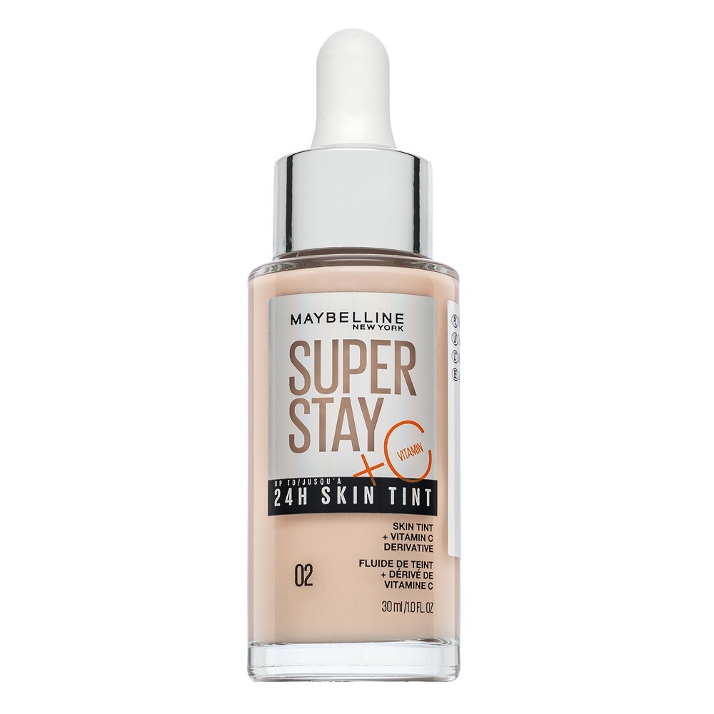 Maybelline Super Stay 24H Skin Tint + Vitamin C siero per unificare il tono della pelle 02 30 ml