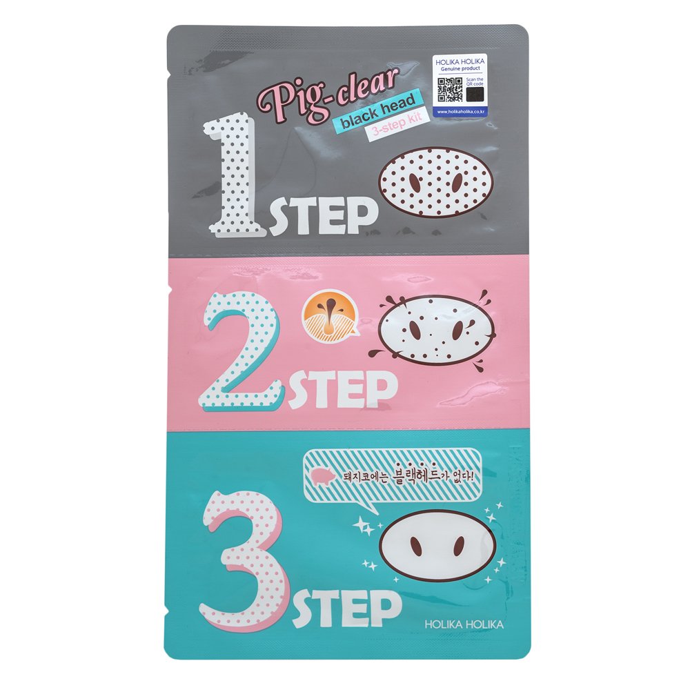 Holika Holika mascheraviso in tessuto Pig-Nose Clear Black Head