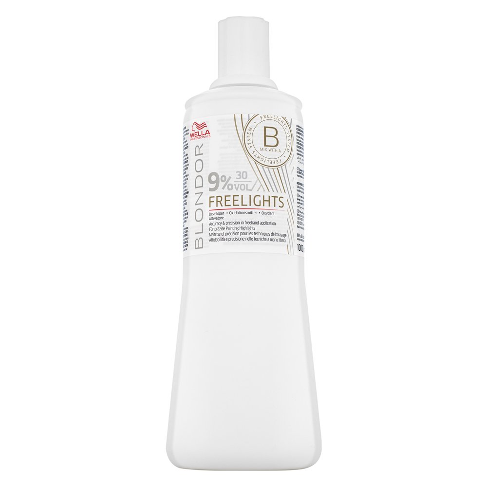 Wella Professionals Blondor Freelights 9% 30 Vol. emulsione di sviluppo per schiarire i capelli 1000 ml