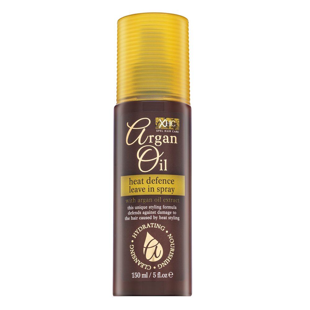 Xpel Hair Care Argan Oil Heat Defence Leave in Spray spray protettivo per trattamento termico dei capelli 150 ml