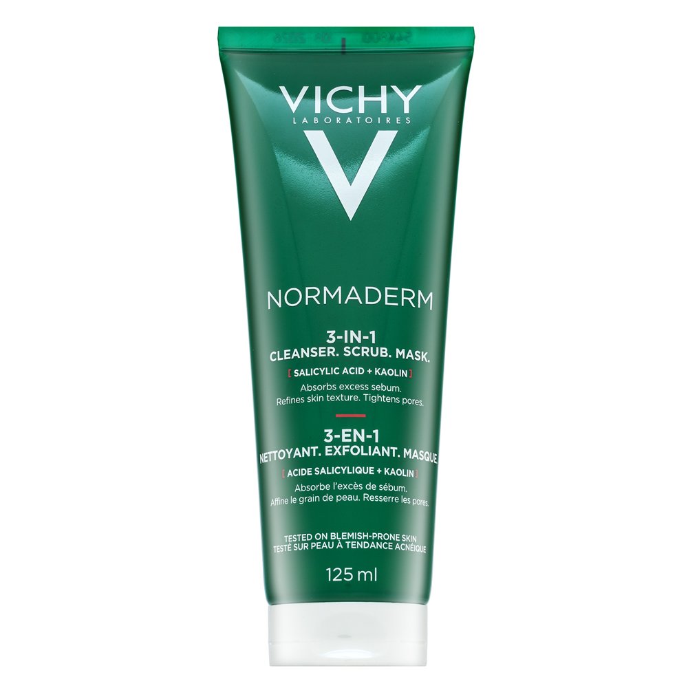 Vichy Normaderm trattamento detergente 3-in-1 Scrub + Cleanser + Mask 125 ml