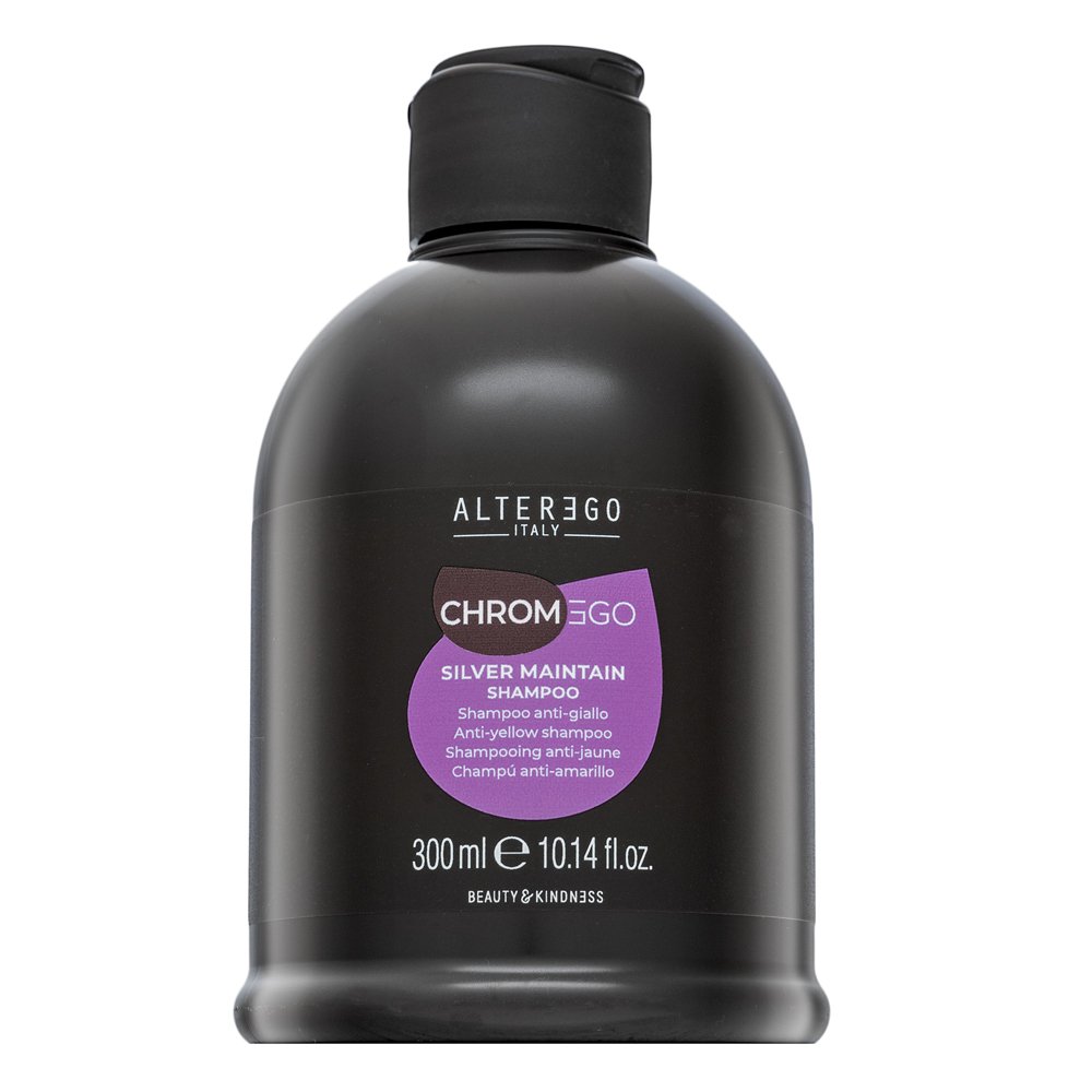 Alter Ego ChromeEgo Silver Maintain Anti-yellow Shampoo shampoo neutralizzante per capelli biondo platino e grigi 300 ml