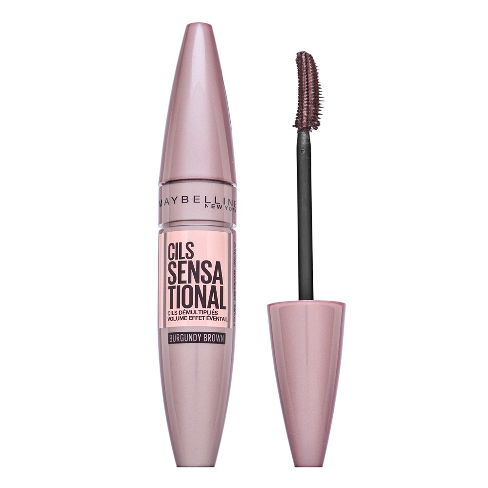 Maybelline Lash Sensational Full Fan Effect Mascara mascara per l'estensione e l'arricciatura delle ciglia Burgundy Brown 9,5 g