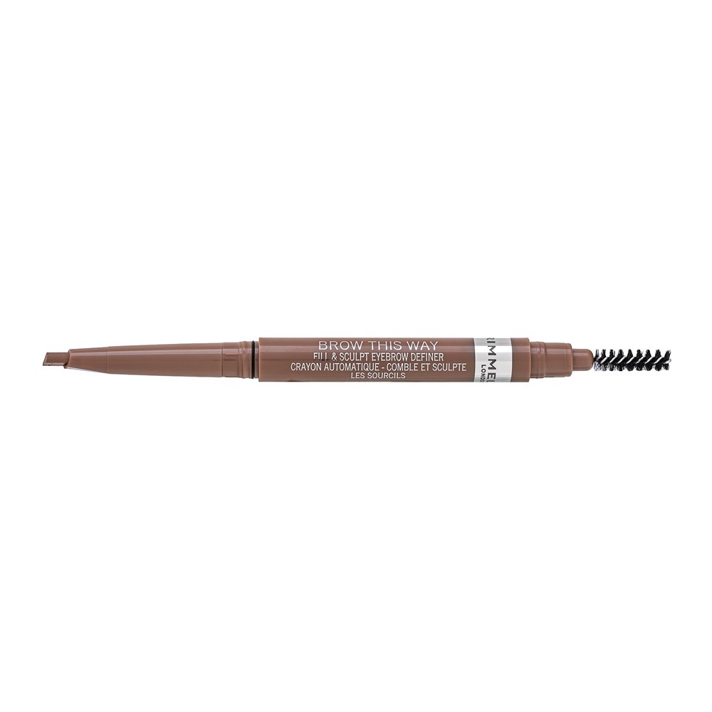 Rimmel London Brow This Way Fill & Sculpt Eyebrow Definer matita per sopracciglia 2in1 001 Blonde 0,25 g