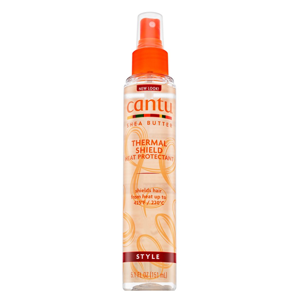 Cantu Shea Butter Thermal Shield Heat Protectant Spray per lo styling per trattamento termico dei capelli 151 ml