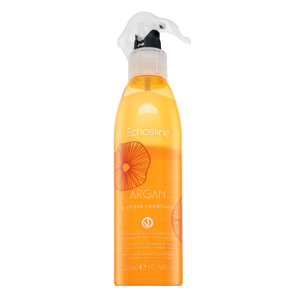 Echosline Argan Bi-Phase Conditioner balsamo senza risciacquo per proteggere i capelli dal calore e dall'umidità 300 ml