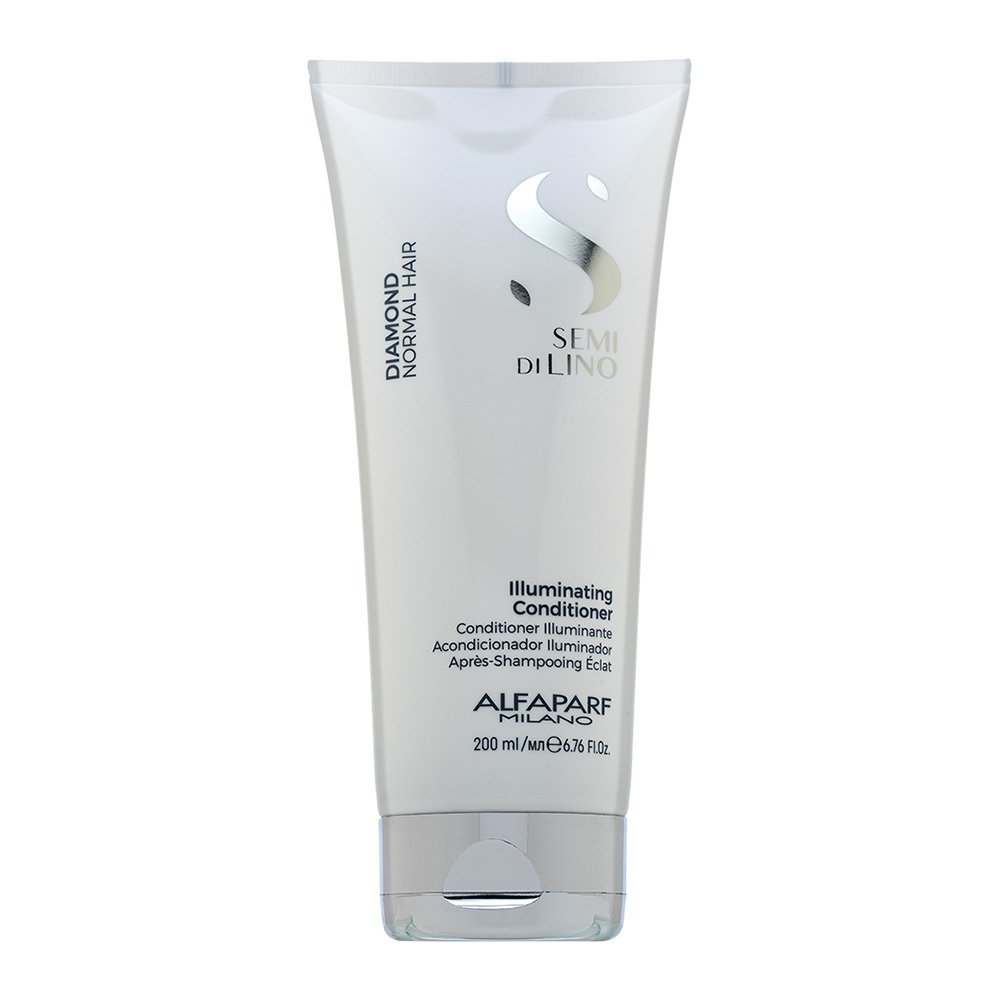 Alfaparf Milano Semi Di Lino Diamond Illuminating Conditioner balsamo levigante per la lucentezza dei capelli 200 ml