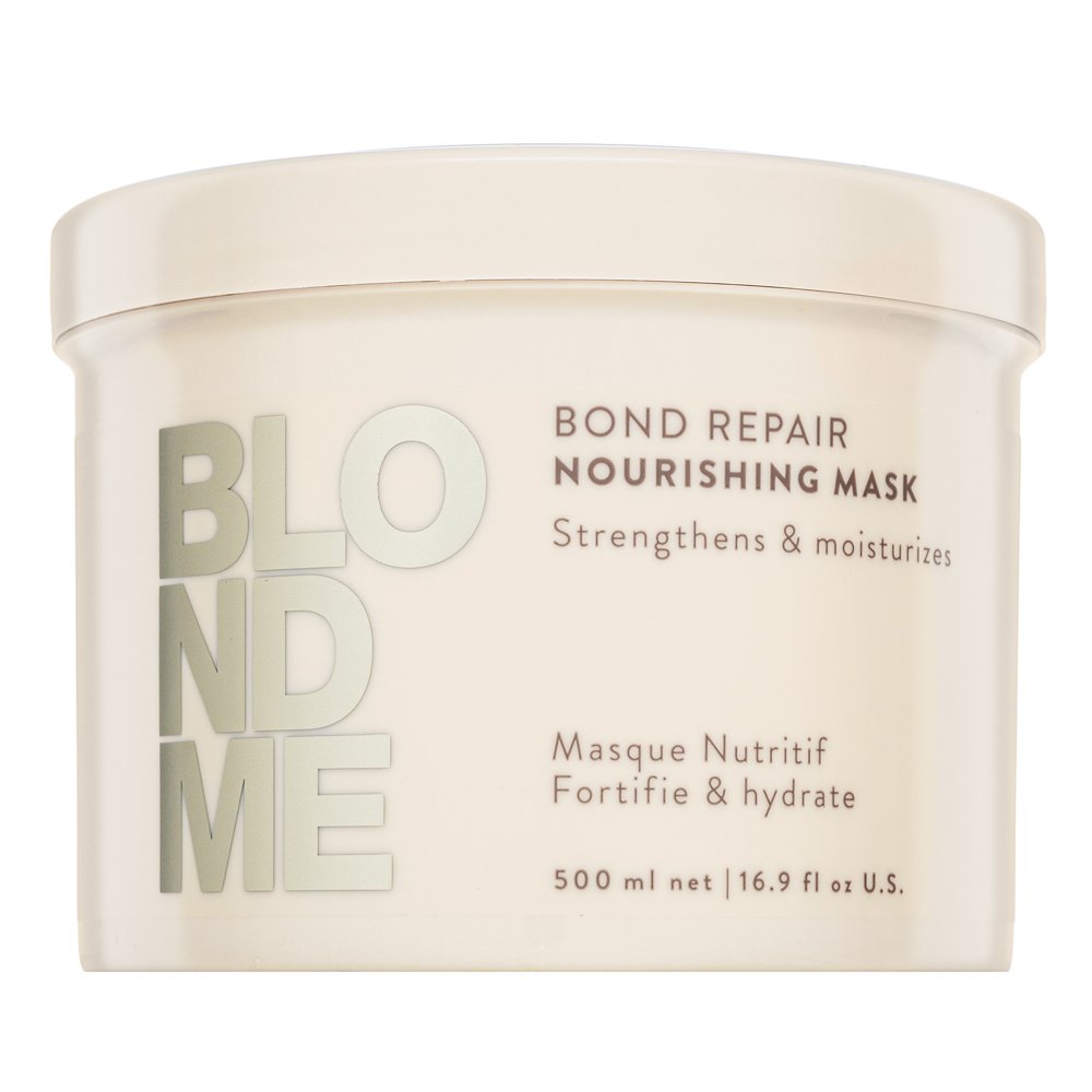 Schwarzkopf Professional BlondMe Bond Repair Nourishing Mask maschera nutriente per capelli biondi 500 ml