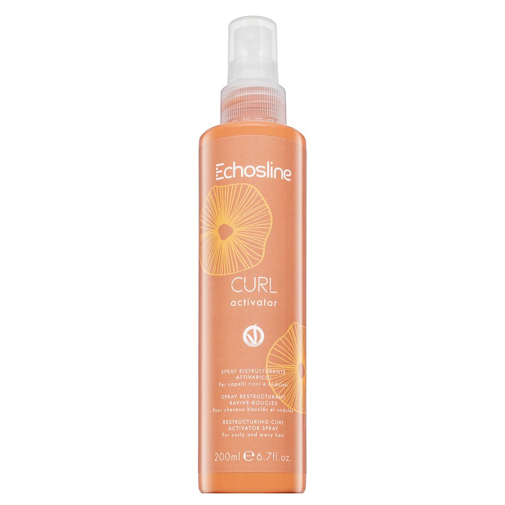 Echosline Curl Activator cura dei capelli senza risciacquo per capelli mossi e ricci 200 ml