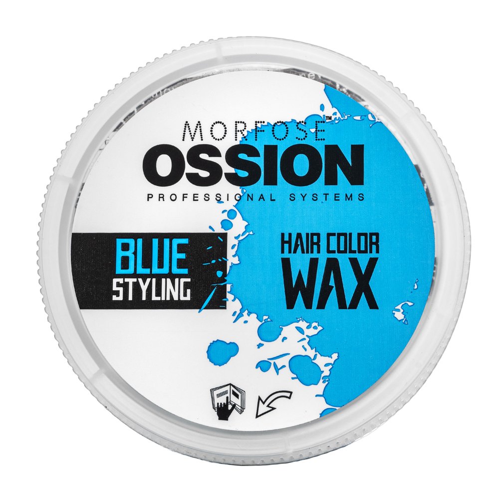 Morfose Hair Color Wax cera colorata per i capelli Blue Styling 100 ml