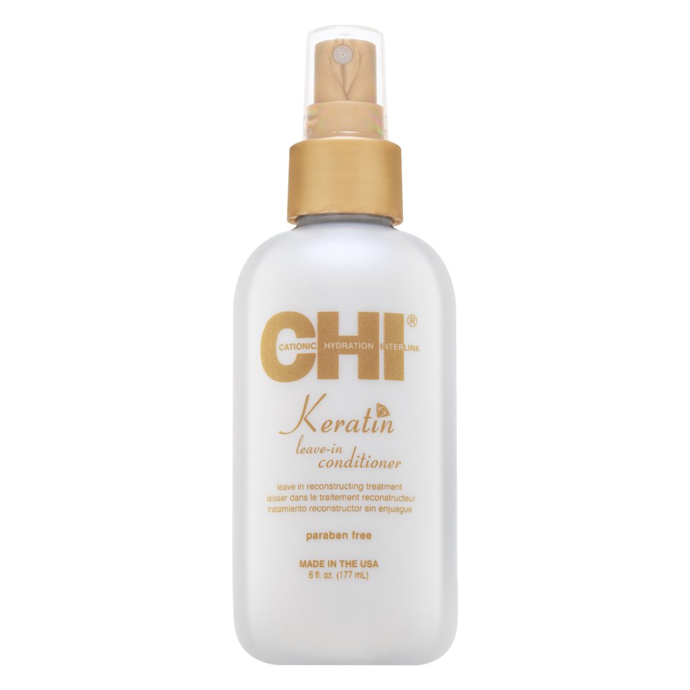 CHI Keratin Leave-In Conditioner balsamo senza risciacquo per capelli ruvidi e ribelli 177 ml