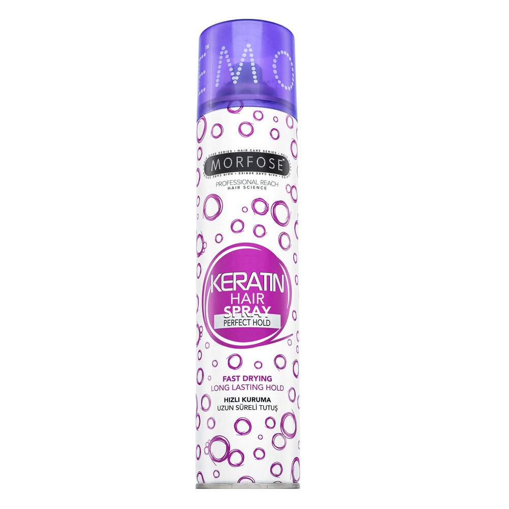 Morfose Hair Spray Perfect Hold lacca per capelli per una forte fissazione Keratin 250 ml