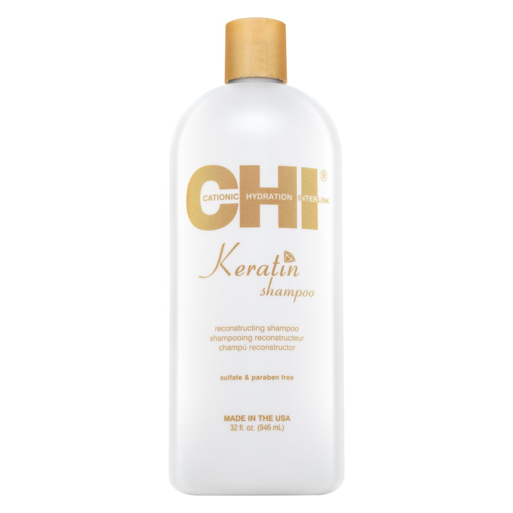 CHI Keratin Shampoo shampoo levigante per capelli ruvidi e ribelli 946 ml