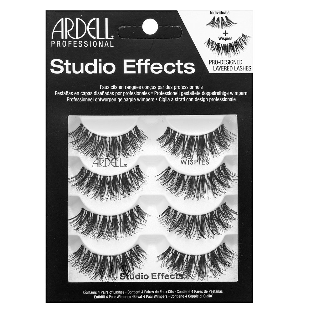 Ardell Studio Effects Lashes 4 Pairs ciglia finte da incollare - impostare Wispies