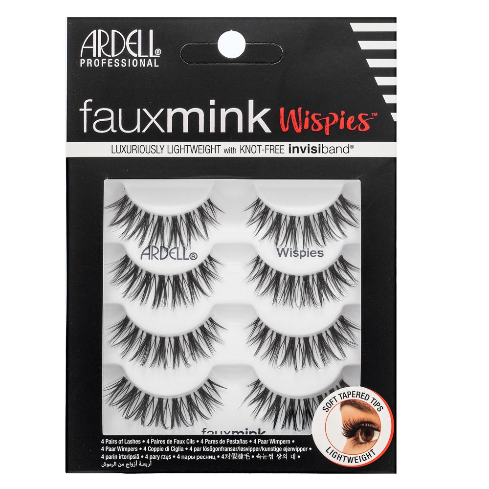 Ardell Faux Mink Wispies ciglia finte da incollare - impostare Wispies