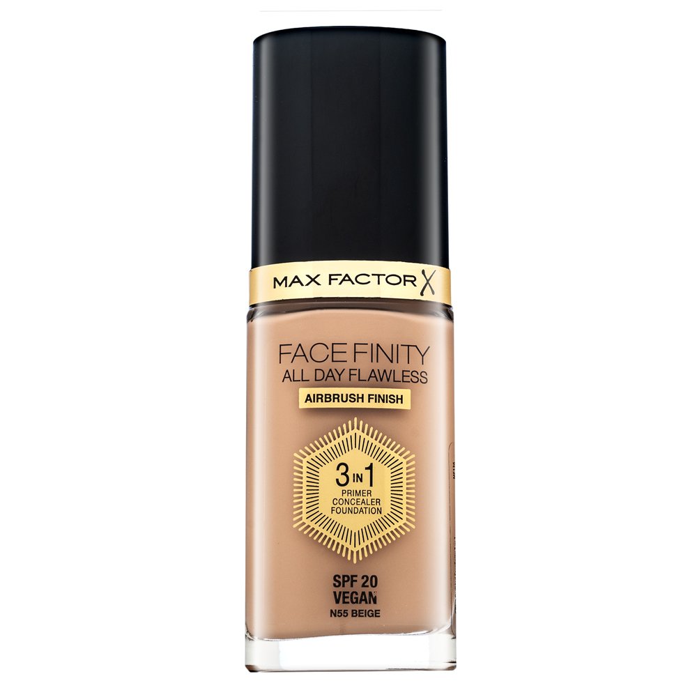 Max Factor Facefinity All Day Flawless Flexi-Hold 3in1 Primer Concealer Foundation SPF20 fondotinta liquido 3in1 55 30 ml