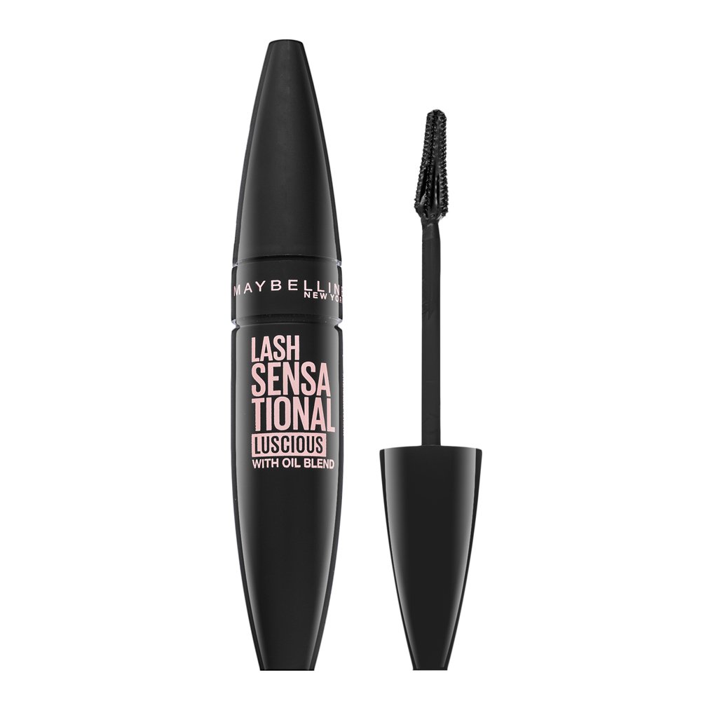 Maybelline Lash Sensational Luscious Mascara mascara impermeabile per l'estensione e l'arricciatura delle ciglia Very Black 9,5 ml