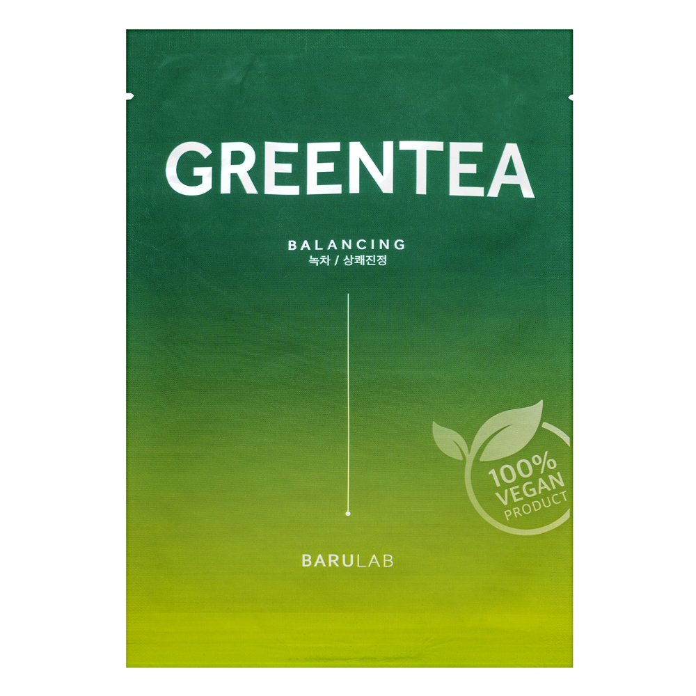 Barulab The Clean Vegan mascheraviso in tessuto Mask Green Tea 23 g